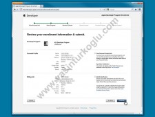 apple developer hesabı açmak (adım 12)