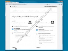 apple developer hesabı açmak (adım 5)