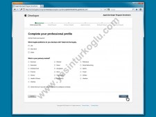 apple developer hesabı açmak (adım 7)